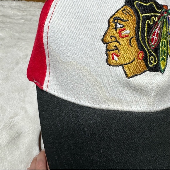 Chicago Blackhaws NHL Embroidered Logo Adjustable Cap by Kick 10 Pro Gear Red OS - Picture 6 of 12